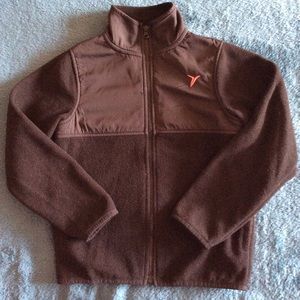 Old Navy girl’s black fleece jacket zip front long sleeved winter size 8 school